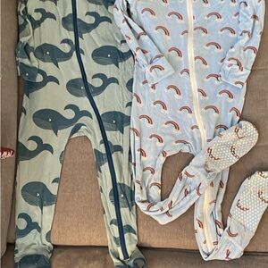 Kicker pants rainbow pjs